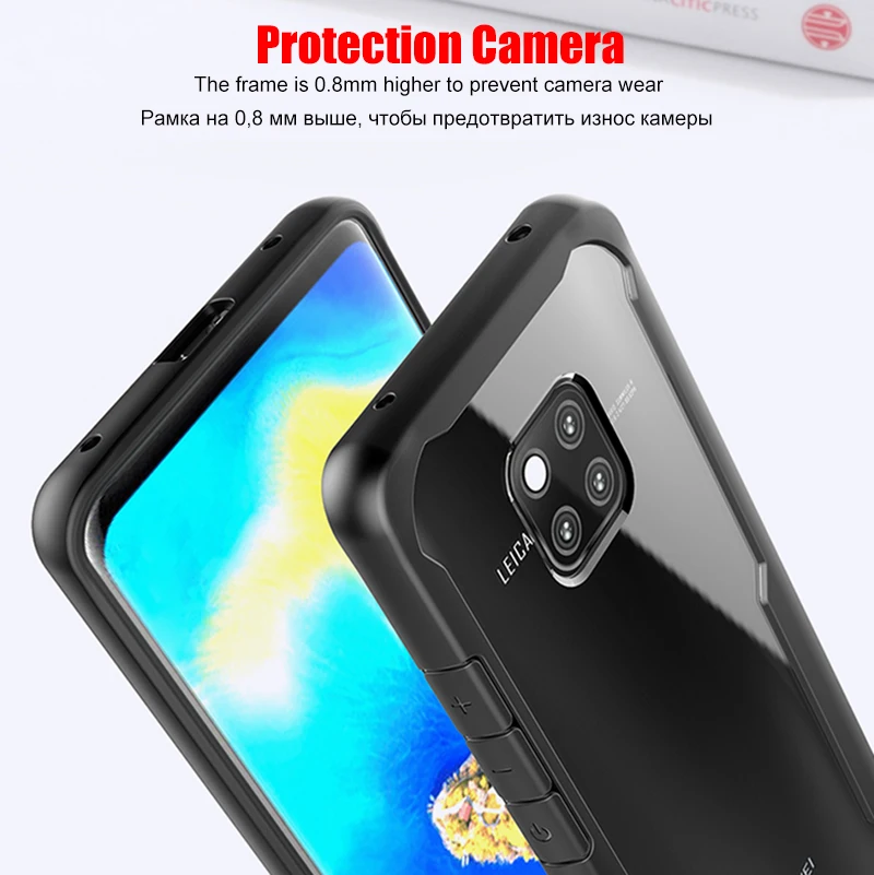 LuckGuard для Huawei Mate 20 10 Pro Чехол оригинальный противоударный силиконовый чехол Lite