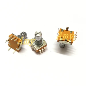 50 шт.лот переключатель кодировщика EC11 30 позиционирование 15 импульсной длины вала 12 мм зубчатый Вал пилы кодирование автомобиля