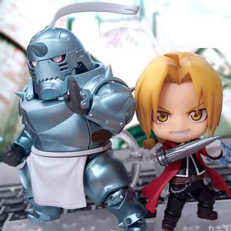 Новая фигурка Nendoroid Стальной алхимик Эдвард Элрик 788 Альфонс Элрик 796 игрушка экшн Аниме Фигурка Модель Кукла подарок