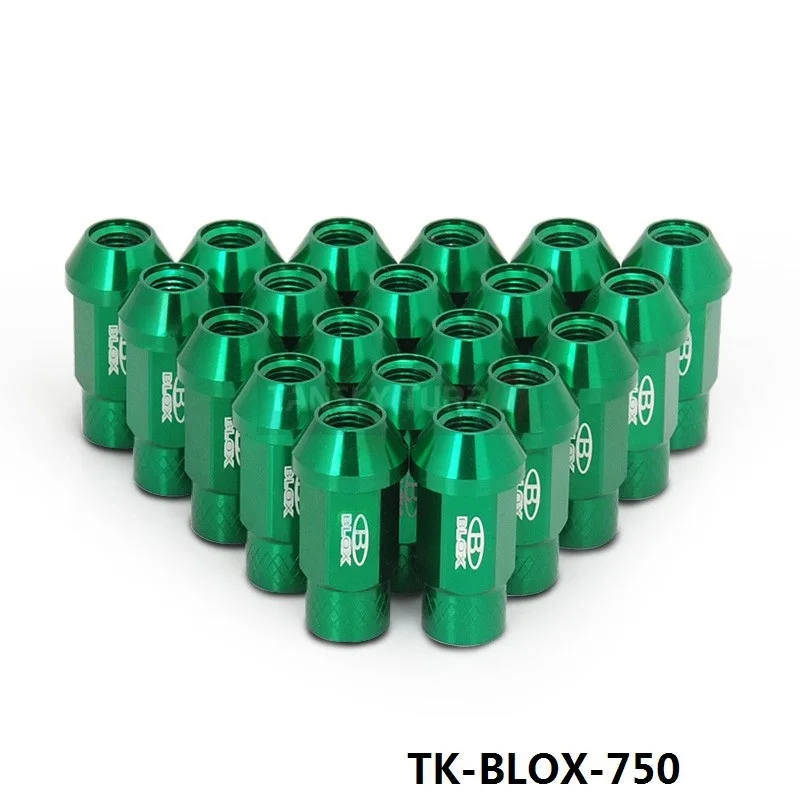 Колесные гайки Blox Кованые 7075 Алюминиевые Колесные гайки P 1,5/1,25, L: 50 мм 20 шт EP-BLOX-750-ALBZ