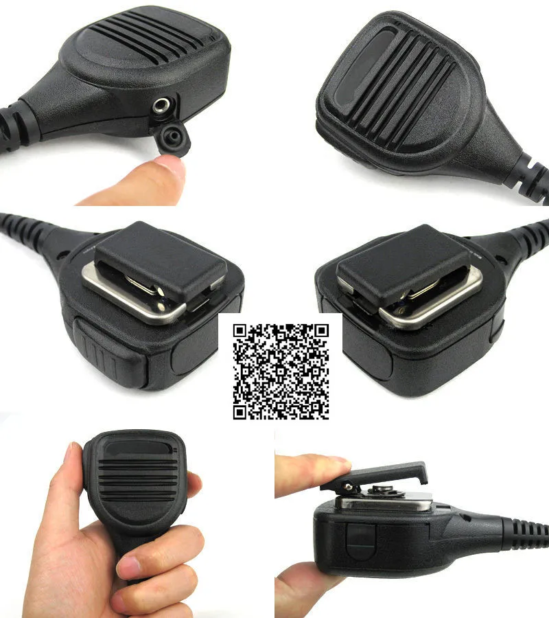Сверхмощный микрофон для динамика Mic PTT IP54 Водонепроницаемый Kenwood Baofeng HYT Hytera