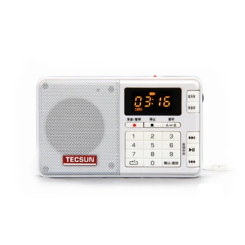 TECSUN Q3 мини Портативный fm Радио цифровой MP3-плеер Поддержка Регистраторы TF карты