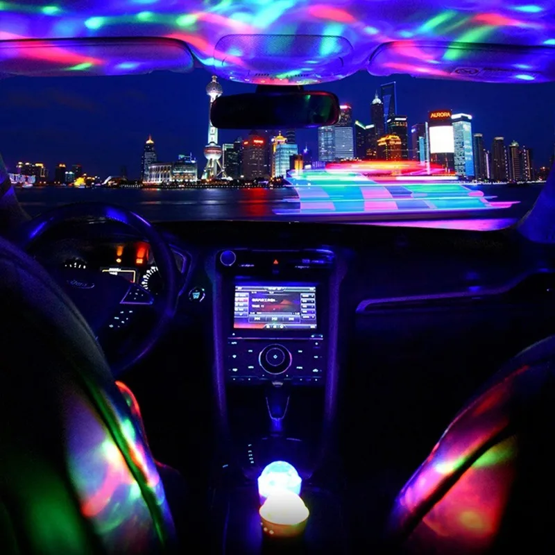 Светодиодный сценический светильник диско лампа для вечеринки освещение s Car RGB