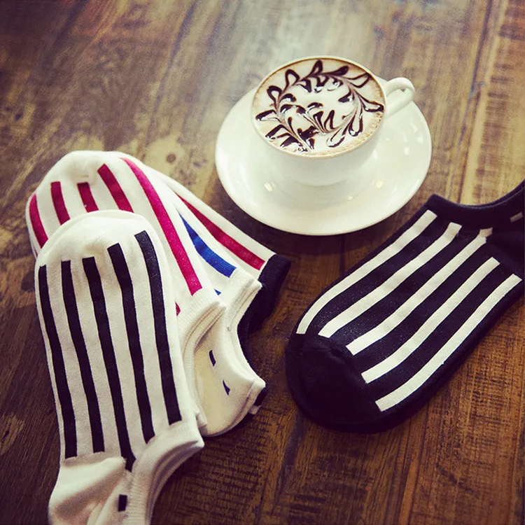 5 пар мужских носков 2017 Весна/лето/осень хлопчатобумажные носки с полосками