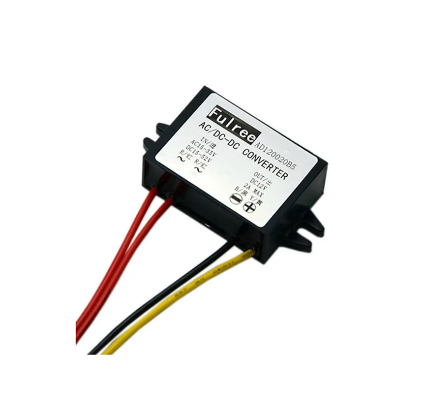 Новый AC 15 35 V/DC 52V преобразователь в DC 12V 2A регулятор питания водонепроницаемый