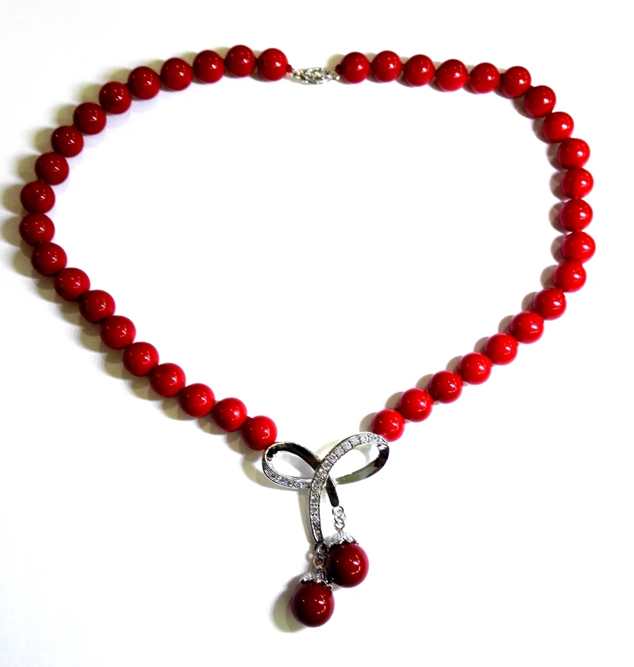 Комплект женских украшений из колье и серёг 10 мм|jewelry necklace sets|necklace setnecklace women set |