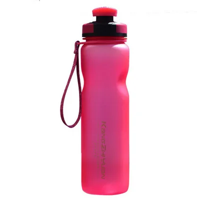 Bpa free, 1л, большая емкость, креативный, спортивный, пластиковый, мой чайник для воды, портативный, для заварки чая, с откидной крышкой, чашка, матовая бутылка с веревкой