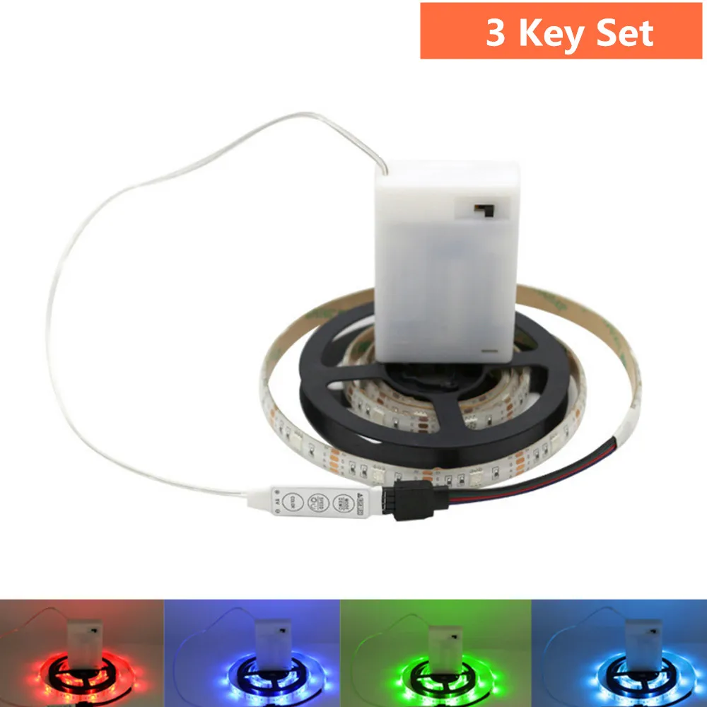 5 в СВЕТОДИОДНАЯ лента SMD 5050 водонепроницаемая RGB ТВ ПОДСВЕТКА гибкий