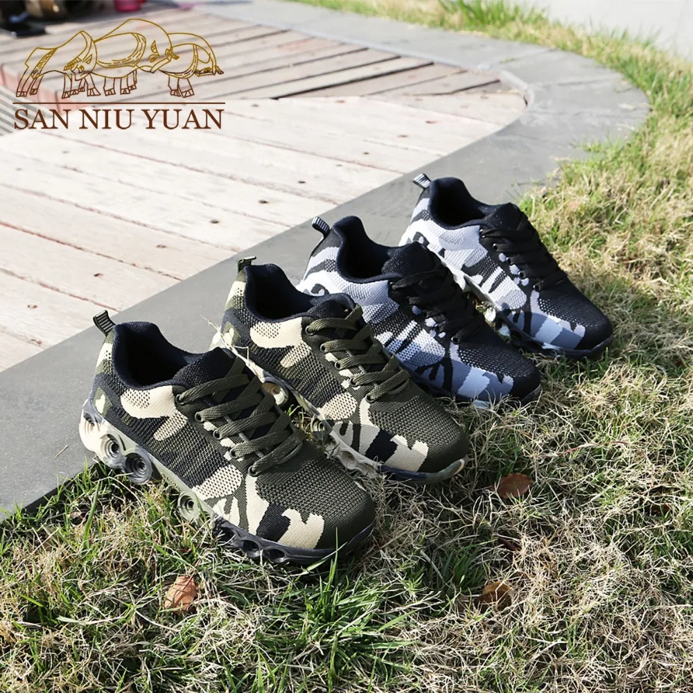 2019 New Arrive Men's Spring Summer Black Army Green Camouflage Flywire Walking Shoes Sport Breathable Running Training | Обувь