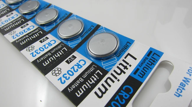 50 шт литий кнопку Батарея 320 mAh 3 V LIR2032 CR2032 BR2032 CR2332 часы батареи автомобильной пульта дистанционного управления Батарея