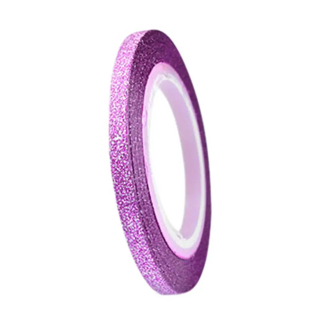 silver red 3mm Красивая блестящая художественная полоскающая лента, китайская линия, декоративные наклейки, Типсы для ногтей, повседневные, вечерние, для свиданий - Цвет: silver red 3mm