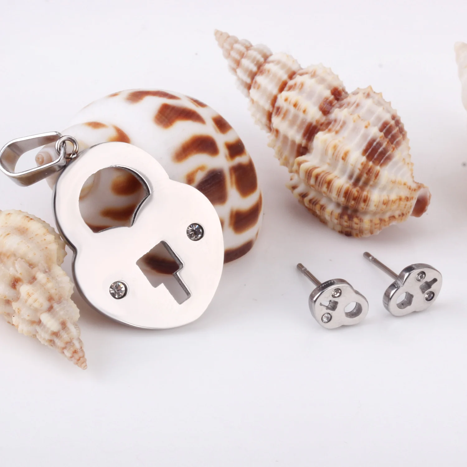 LUXUKISSKIDS модные серьги ювелирные изделия из нержавеющей стали ожерелье Дубая