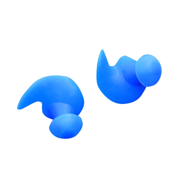 Blue 1 пара водонепроницаемый плавательный ming профессиональные силиконовые ушные затычки для плавания мягкие анти-шумы ушные вкладыши для взрослых детей плавать mers#8 - Цвет: Blue