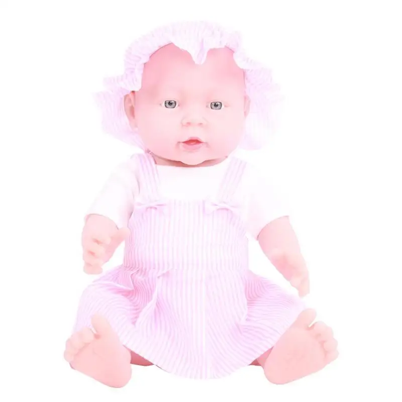 41cm girl 01 41/50 см виниловые Reborn Baby Doll для новорожденных Детские моделирования куклы Мягкие Детские Детский сад реалистичные Playmate модель игрушка с одеждой - Цвет: 41cm girl 01