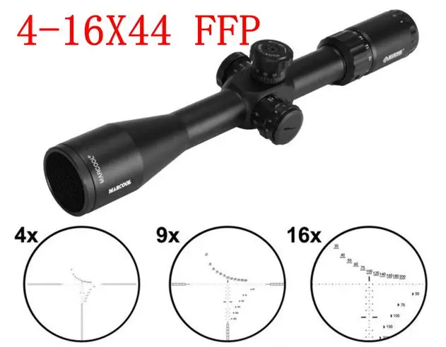 EVV 4 16X44 FFP первый фокусный самолет тактический прицел Прицелы Охота Стрельба
