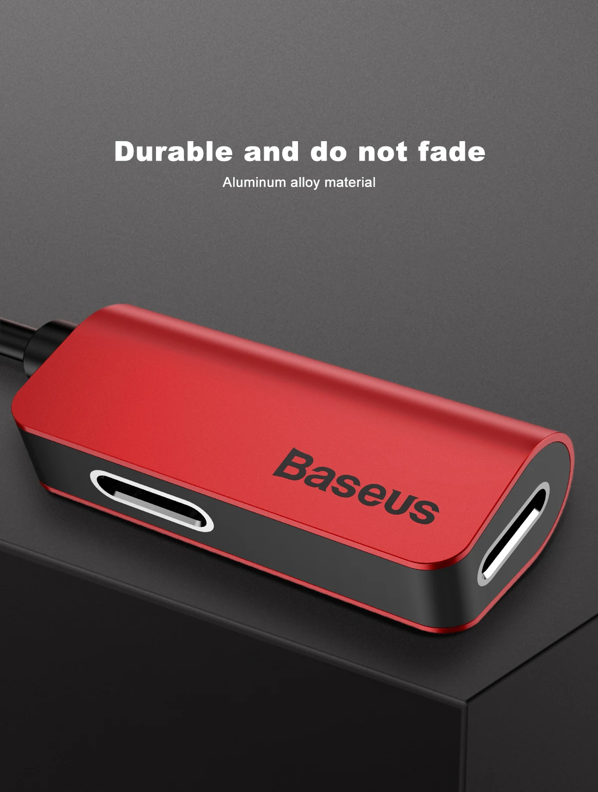 Baseus Aux аудио наушники адаптер для iPhone 11 Pro Xs Max Xr X 8 7 разъем зарядное устройство сплиттер 2 в 1 для Lightning адаптер