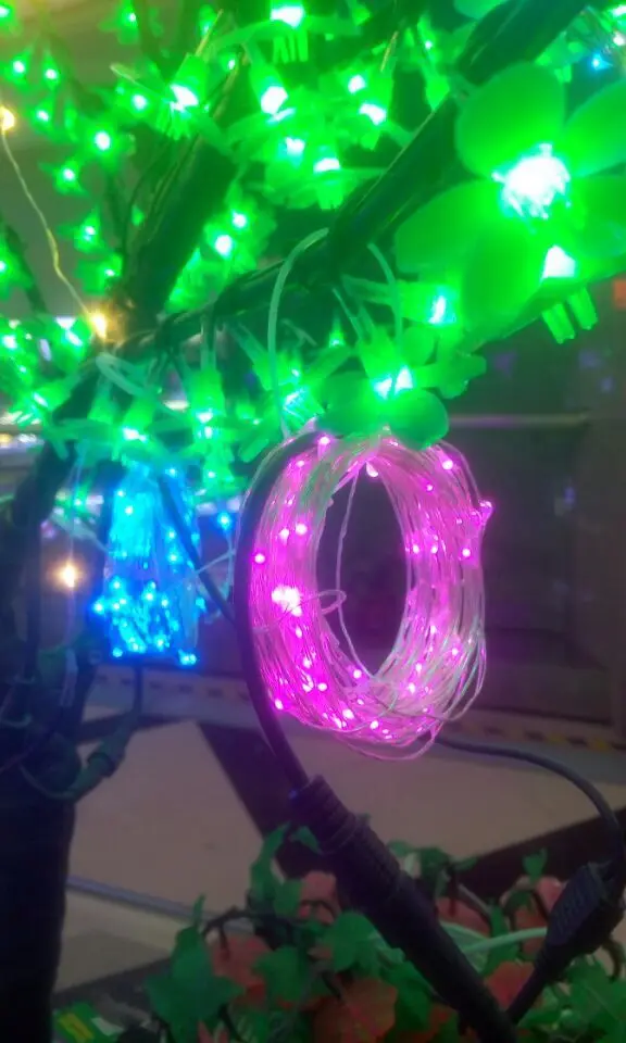 

3M 10FT 30 LEDS 5V string Silver Copper Wire LED light great for decorating bedroom party garden etc.