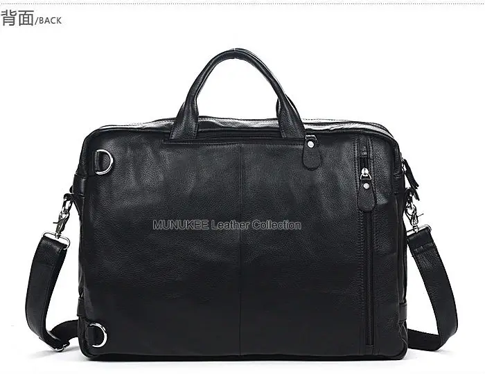 4USE 100% Cowhide Genuine Leather Men's Travel Bag Real Leather Duffle Bag Big Luggage Bag Carry On Overnight Handbag Tote Black