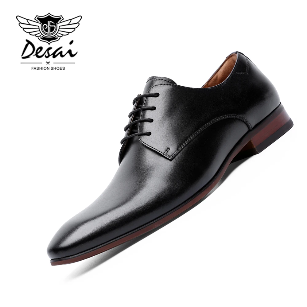 Мужские классические туфли оксфорды из натуральной кожи в британском