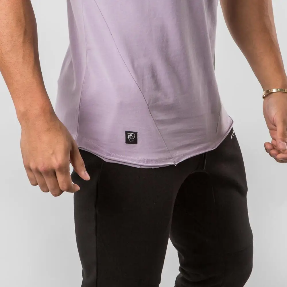 ALPHALETE новинка майка для тренажерных залов Мужская бодибилдинг Повседневная