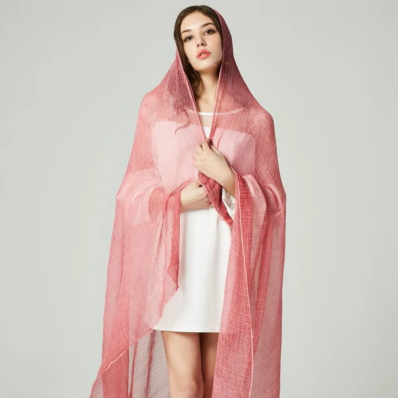 Новинка 2017 года Для женщин шелковый шарф пляжное Полотенца путешествия