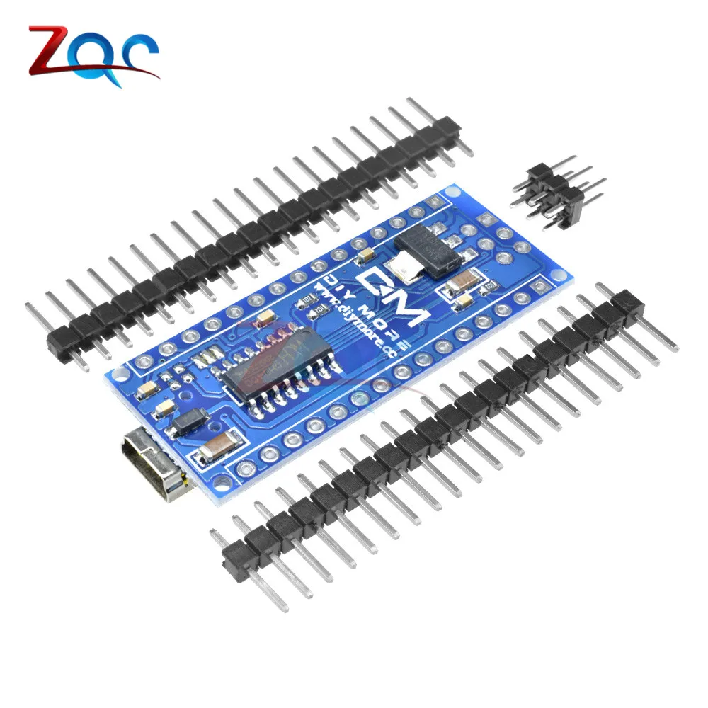 Плата контроллера Mini USB CH340 Nano 3 0 ATmega328P плата совместимая с Arduino USB-драйвер V3.0