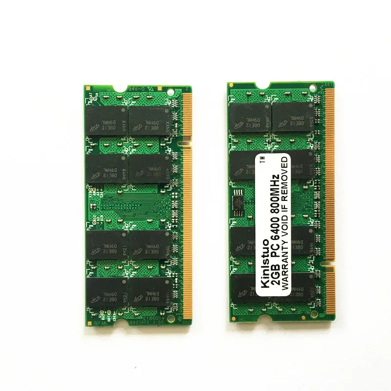 Kinlstuo новый герметичный Sodimm DDR2 667 МГц/800 МГц/533 МГц 1 ГБ/2 ГБ для ноутбука