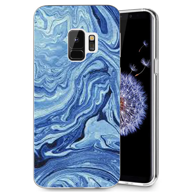 Для Samsung Galaxy S9 S9Plus S8 Plus S7 edge Note 8 J530F J720 A3 A5 2017 TPU чехол с узором мягкий окрашенный D126 |