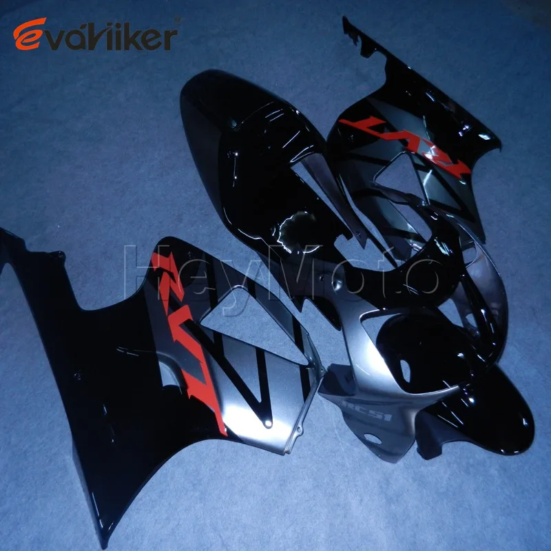 

motorcycle cowl for RC51 VTR1000SP1 2000 2001 2002 2003 2004 2005 2006 silver black ABS Plastic motorcycle fairings