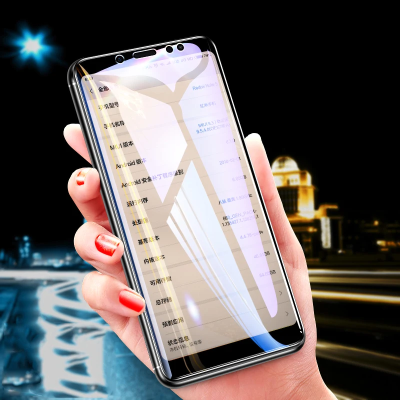 Оригинальная защитная пленка для экрана Xiaomi Redmi Note 5 Pro 5A Prime 6 Pro|Защитные стёкла и