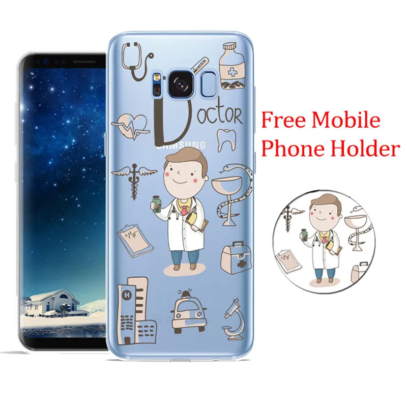 Прозрачный силиконовый чехол для телефона Samsung GALAXY S8 S7 S6 Plus|case for samsung galaxy|case samsungcase