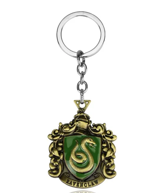 Harry potter gryffindor slytherin snake badge key chain Personal Gifts - Цвет: 3