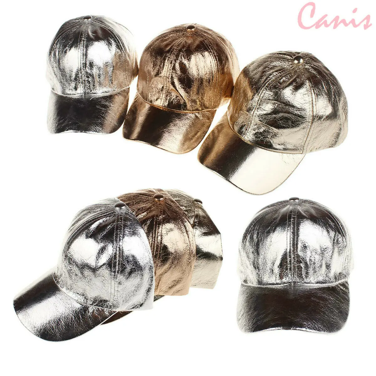 Мужская и Женская бейсбольная Кепка из искусственной кожи модная спортивная хип