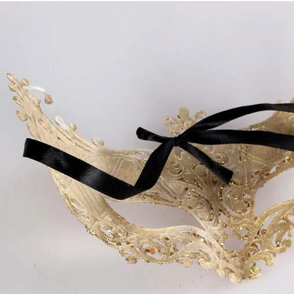 Модная Маскарадная маска на половину лица принцессы для девушек с отверстиями