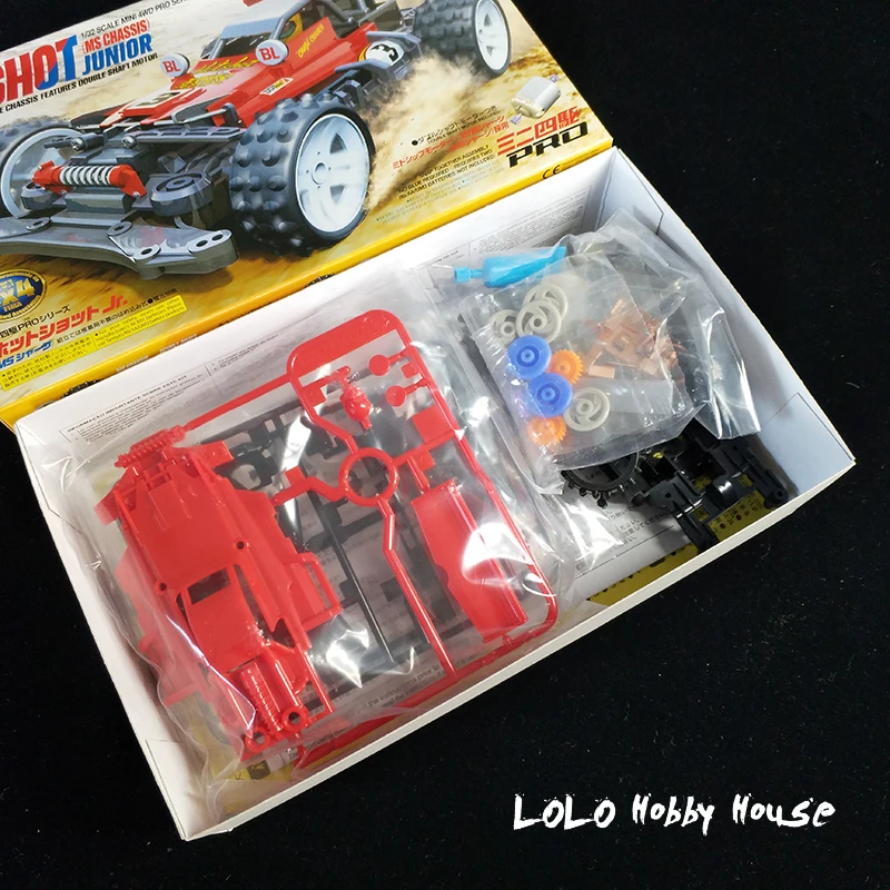 DIY Tamiya 4WD модель автомобиля hotshot 18624