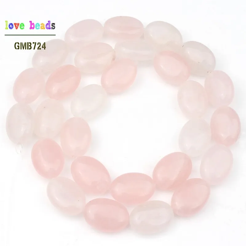 Pink Crystal Натуральный камень тигровый глаз, Агаты Опал Зеленый авантюрин овальные бусины 10x14 мм для самостоятельного изготовления ювелирных изделий браслет аксессуары - Цвет: Pink Crystal