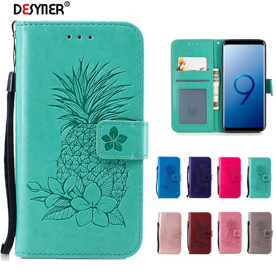 PU Leather case For samsung galaxy J3 J4 J5 J6 J7 A3 A5 A6 A8 J8 2017 2018 S6 S7 S8 S9 Plus Edge Note 9 wallet cover Phone | Мобильные