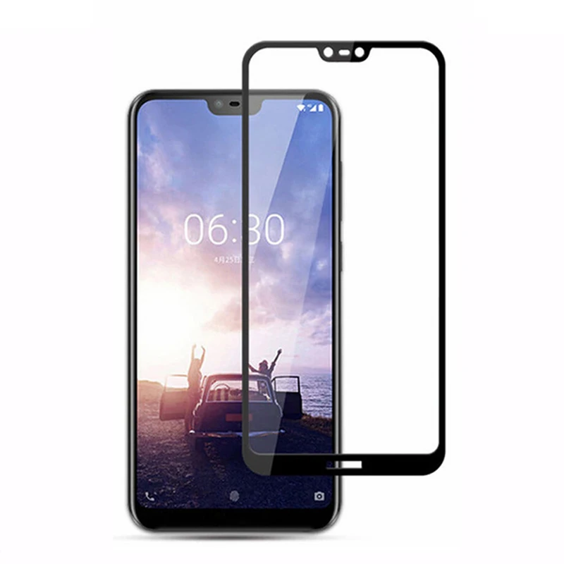 9D полное покрытие закаленное стекло для Nokia 3,2 4,2 Защитная пленка для экрана для Nokia 2,1 3,1 5,1 6,1 7,1 Plus 8,1X5X6X7 стекло