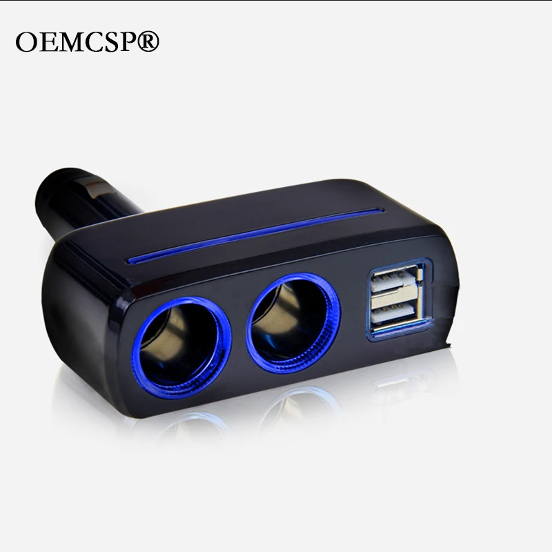 Авто 80 Вт адаптер питания розетка для автомобильного прикуривателя сплиттер HubFor