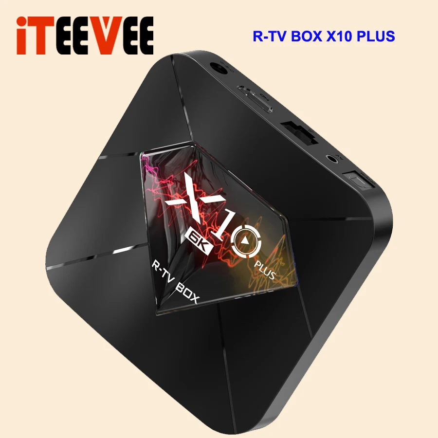 Приставка Смарт-ТВ X10 Plus 3 шт. Android 9 0 Wi-Fi 2 4 ГГц + 32/64 ГБ USB 6K H.265 | Электроника