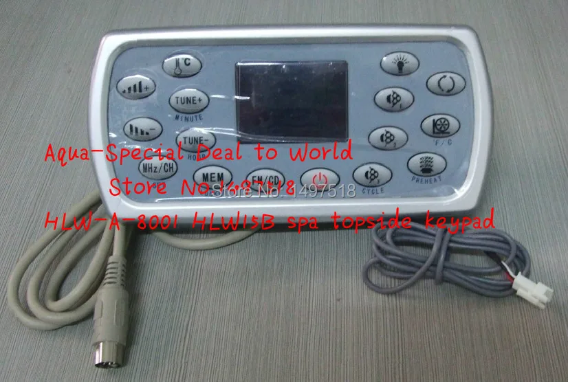 HLW-A-8001 spa Control Panel &amp hot tub keypad panel HLW15B JNJ Monalisa jazzi Infinity Megastore | Обустройство дома