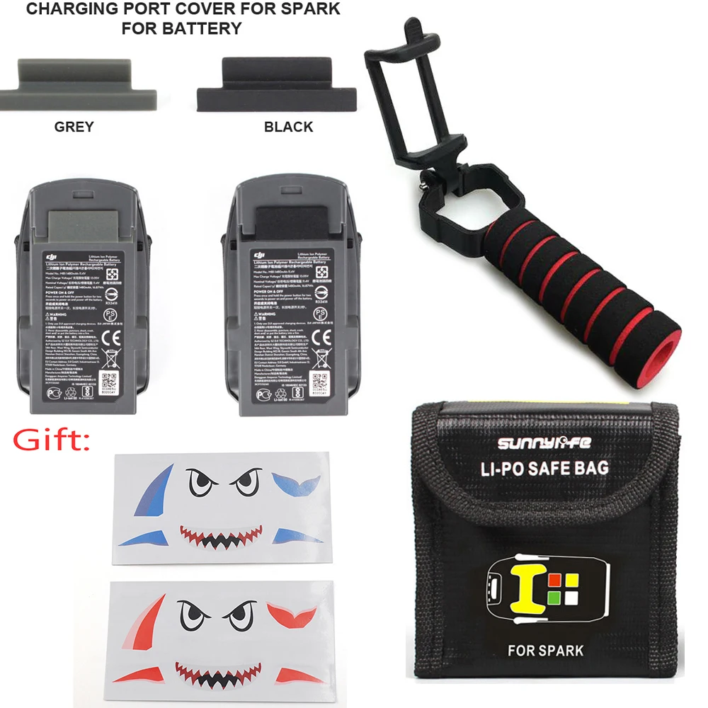 5 в 1 для DJI Refit ручной карданный подвес + чехол зарядного порта аккумулятора