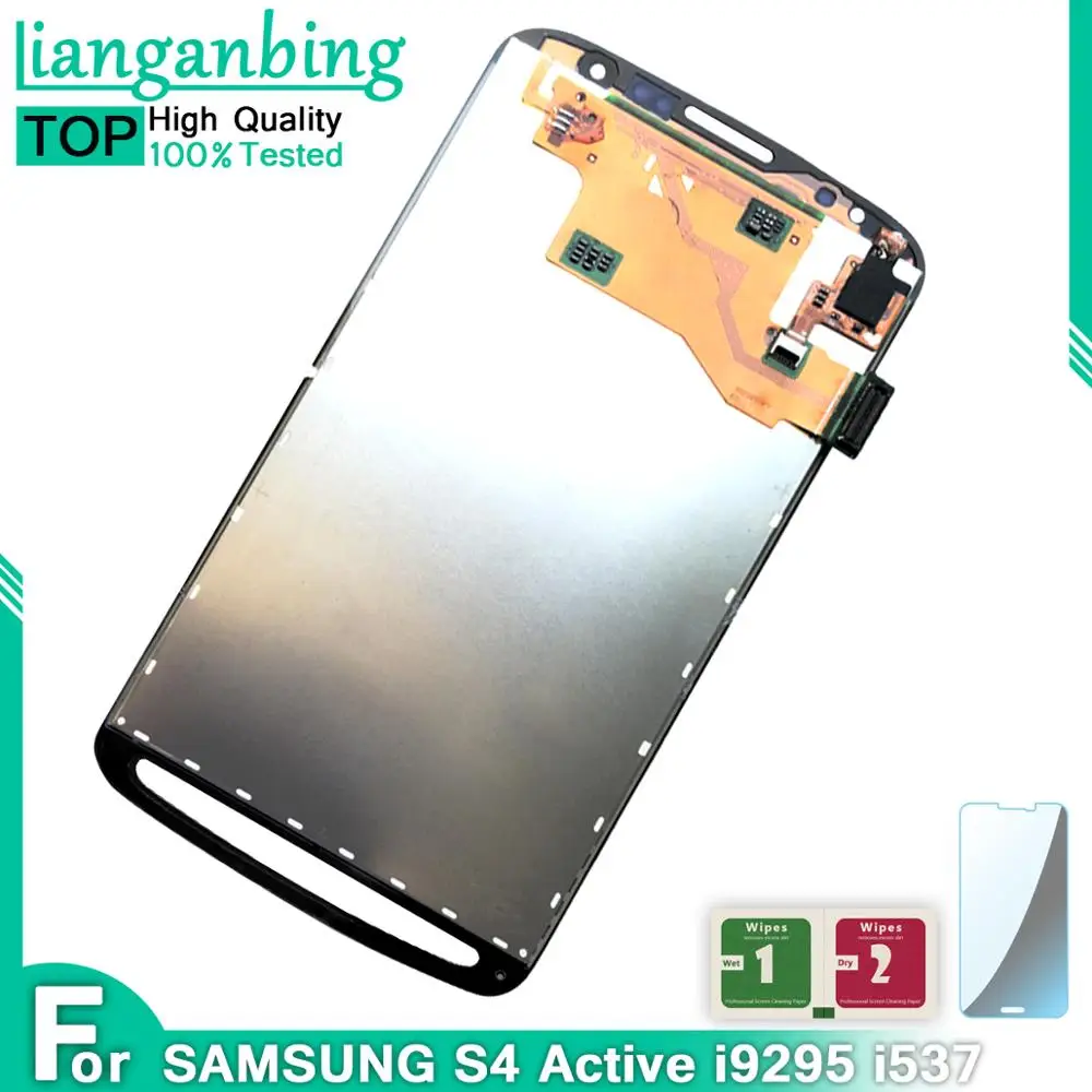 Супер AMOLED lcd для S4 Active i9295 i537 lcd дисплей сенсорный экран сборка протестированный рабочий lcd для samsung Galaxy i9295
