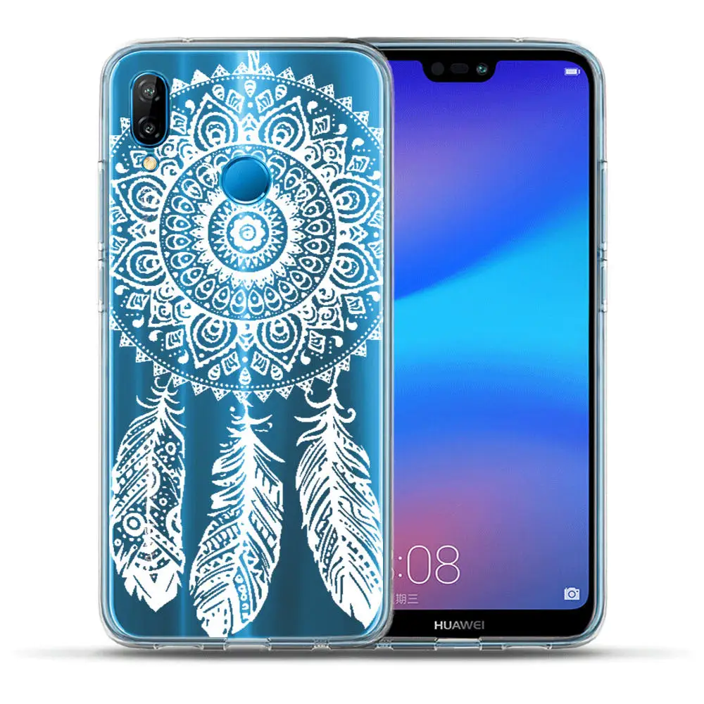 Мандала Цветочный чехол для huawei Honor Коврики 10 9 8 P20 P10 P9 P8 Y6 Lite Pro Plus 7X Y3 Y5 II Y7 чехол силиконовый чехол сумка