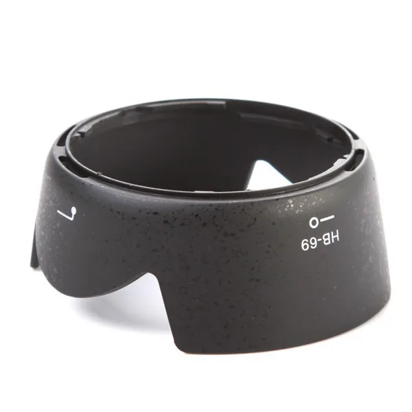 Штыковая бленда объектива HB69 HB-69 для AF-S DX Nikkor Nikkon 18-55 мм F3.5-5.6G VR II D3200 D3300 D5300 D5500 |