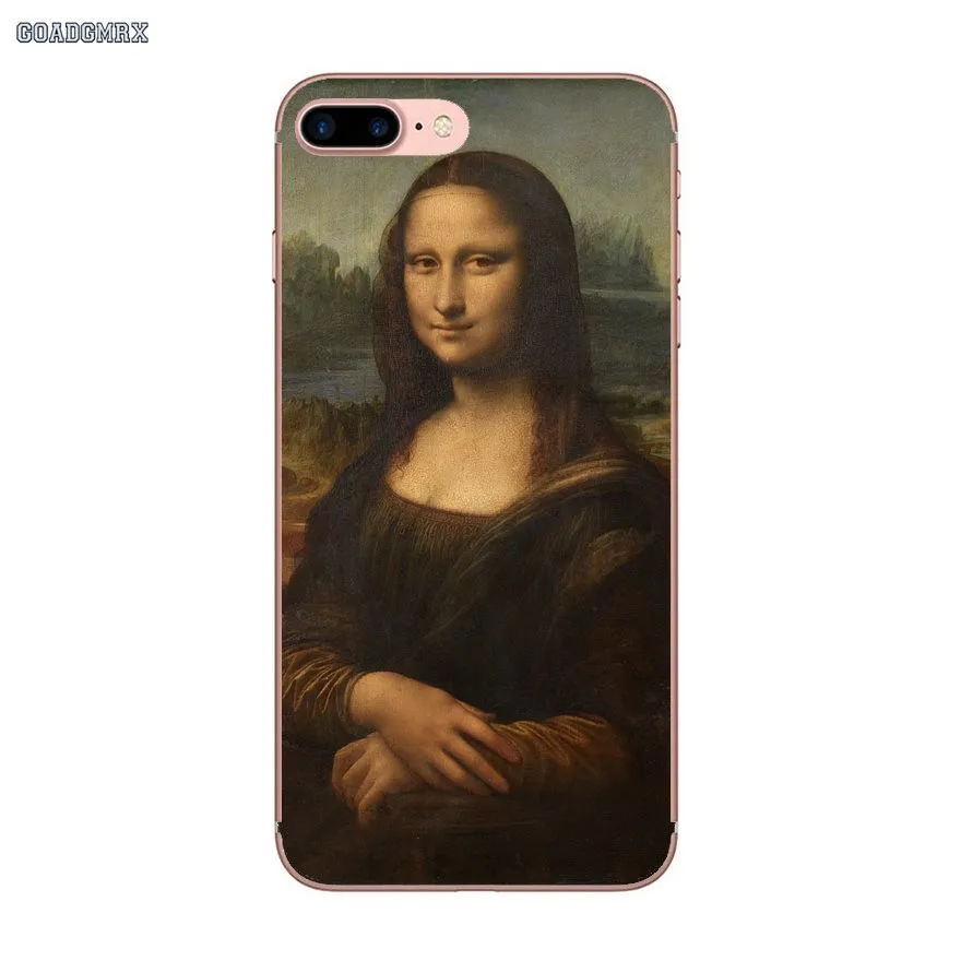 Для Huawei GR3 2017 Mate 20 P30 Honor 7A Pro 7C 8C 7X 8X 9 Lite 10 Nova 2 2i 3 3i чехлы для телефонов забавные Mona Lisa