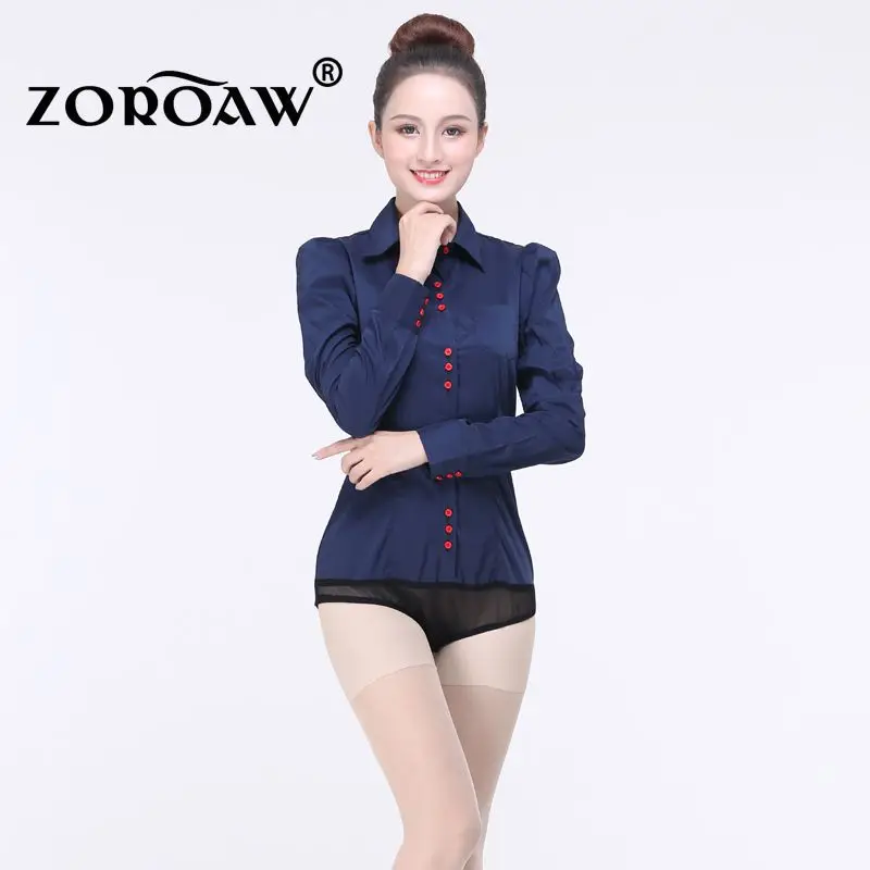 Блузка размера плюс, боди-рубашка, женские боди-блузы, Blusas Blusa, женские топы, рубашки с длинным рукавом, Женская офисная одежда