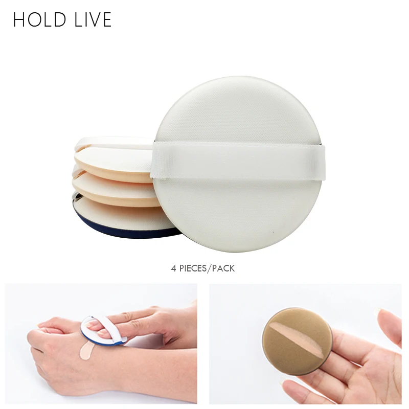 HOLD LIVE 4 шт./партия воздушные подушки Порошковая губка для макияжа крем