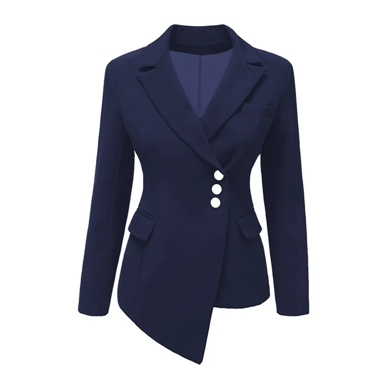 Женская офисная одежда Элегантный женский деловой Блейзер кардиган с длинными