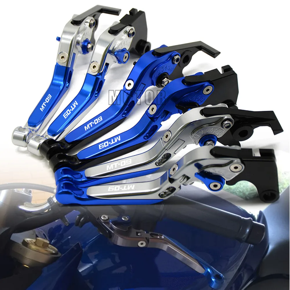 Алюминиевый Регулируемый складной рычаг сцепления тормоза CNC для Yamaha FJ-09/MT-09 2015-2016